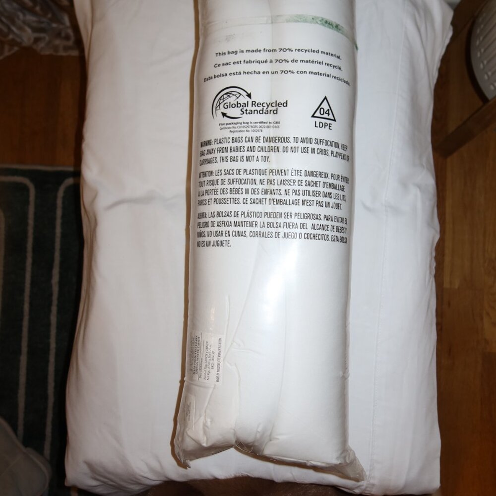 Pottery Barn Faux Mink Pillow Cover & Insert [Euro Size, 24x24] **NWT** - Picture 8 of 10